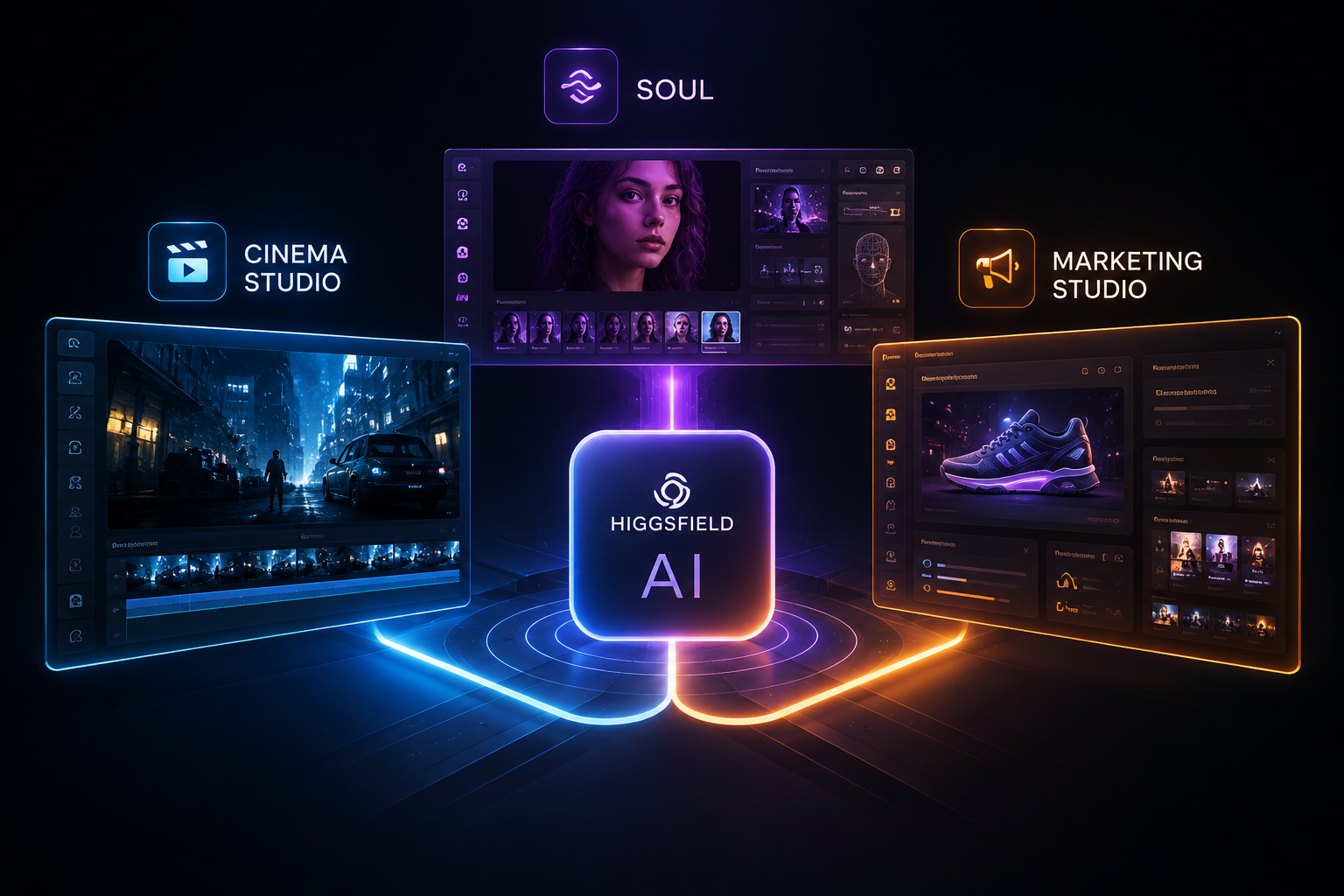 Higgsfield AI Creative Platform Interface