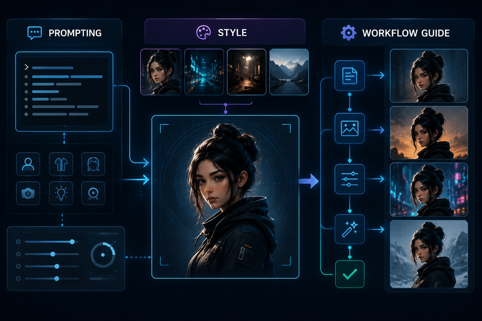 AI Consistent Character Generator Workflow