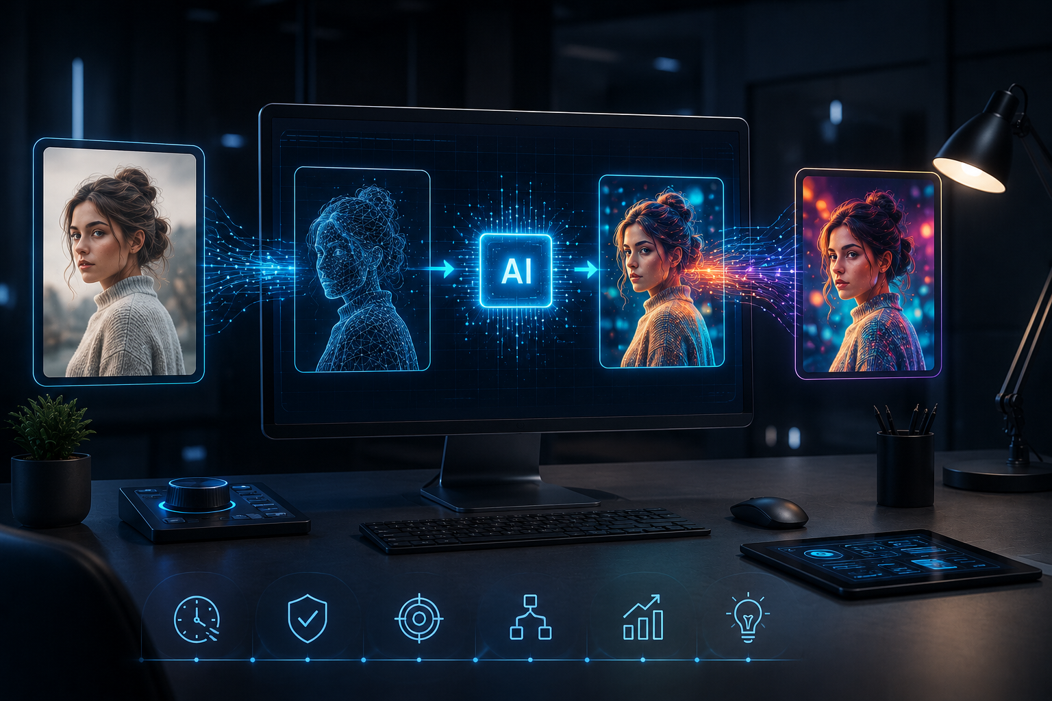 AI reference image editing workflow improves design