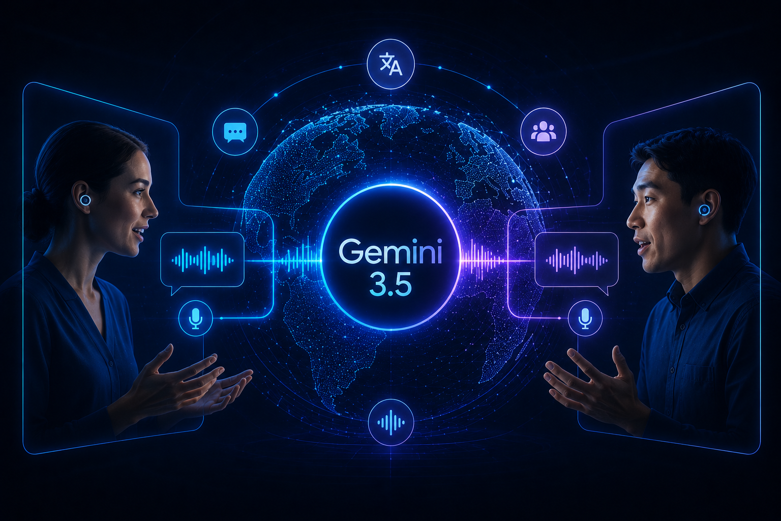 Gemini 3.5 live communication AI system