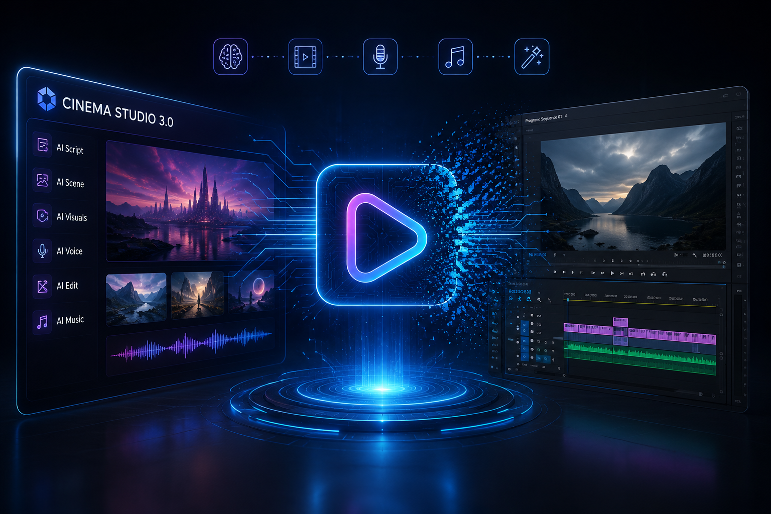 Cinema Studio 3.0 AI video automation