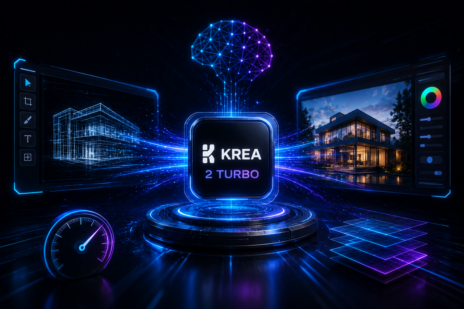 Krea 2 Turbo real-time AI design