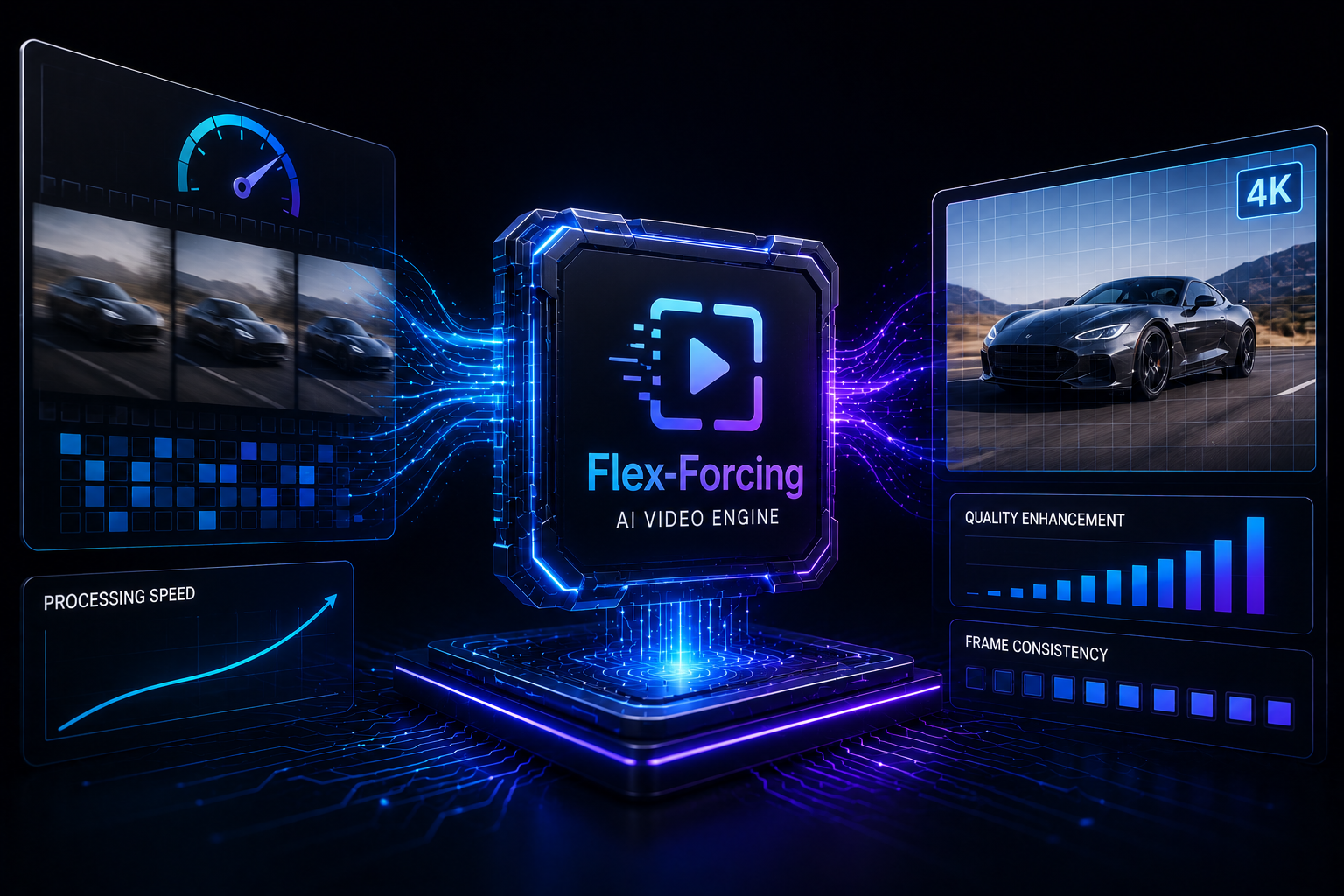 Flex-Forcing AI video generation acceleration system