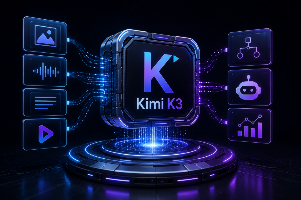 Kimi K3 multimodal AI workflow system
