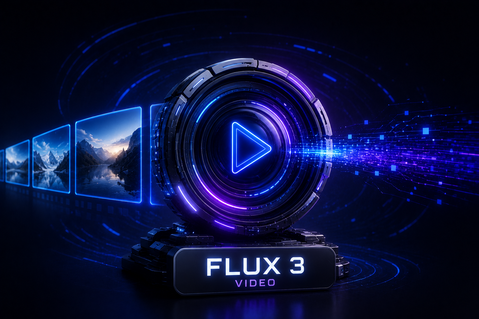 FLUX 3 advanced AI video generation